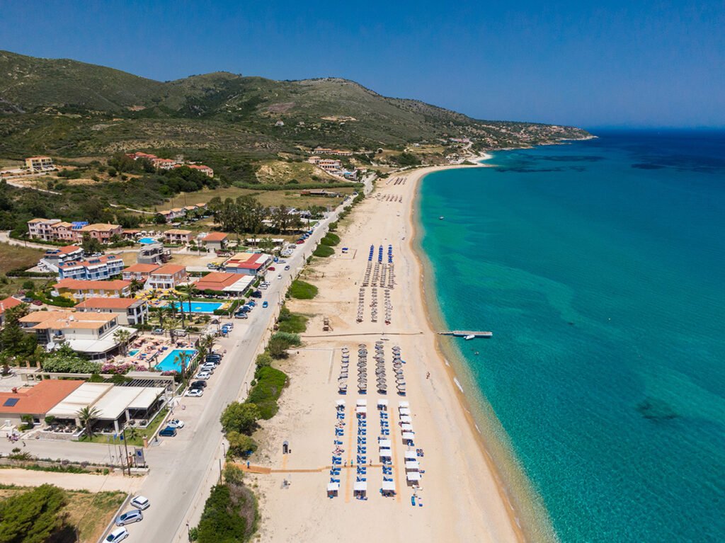 Airport transfer to Skala Kefalonia with local taxi